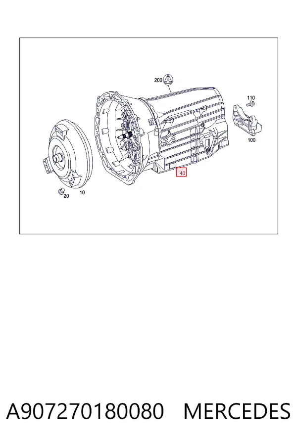АКПП A9072701800 Mercedes