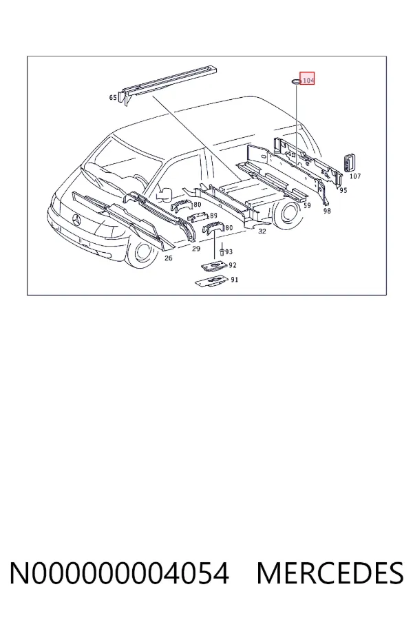  N000000004054 Mercedes