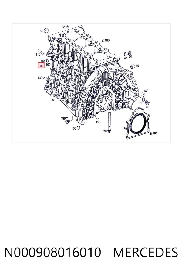  N000908016010 Mercedes