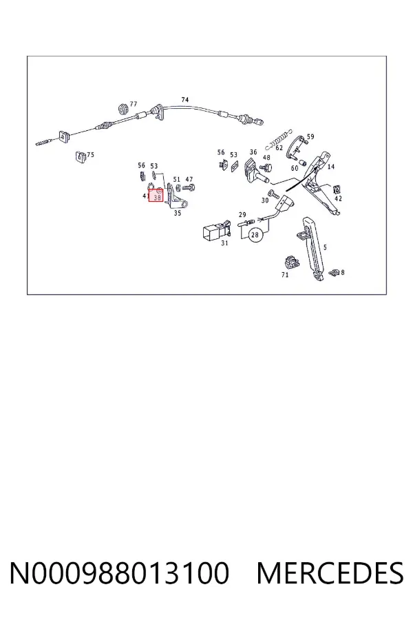  N000988013100 Mercedes