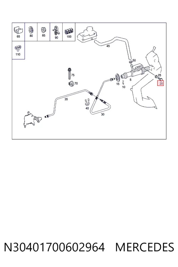  Mercedes A30401700602964 цена, от 4.73 USD