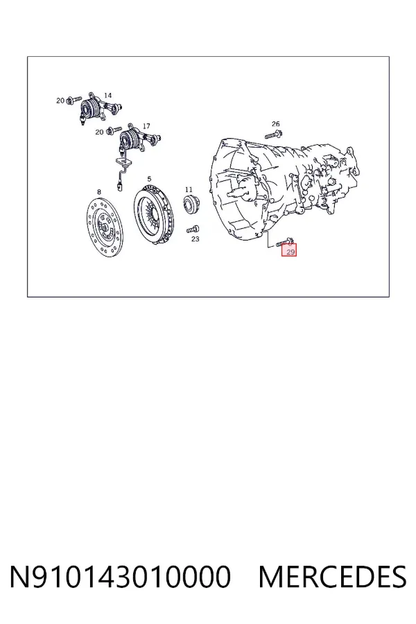  Mercedes A910143010000