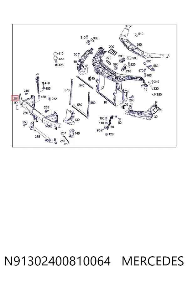  Mercedes A91302400810064