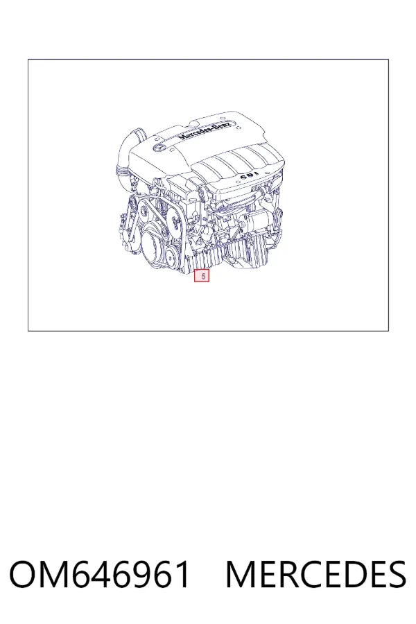 Двигатель OM646961 Mercedes