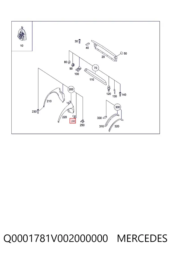  Q0001781V002000000 Mercedes