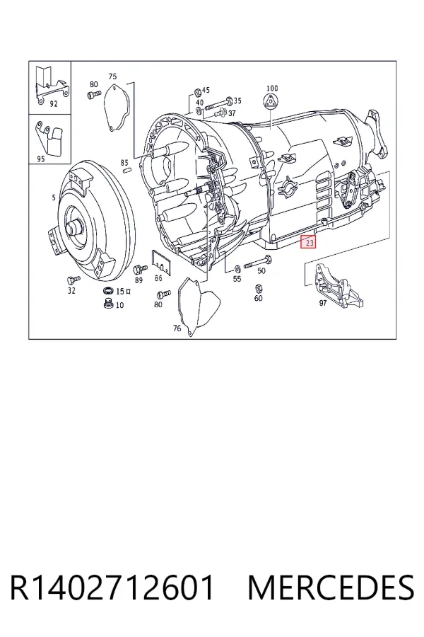 АКПП R1402712601 Mercedes