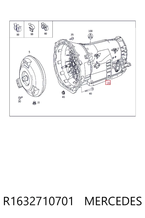 АКПП R1632710701 Mercedes