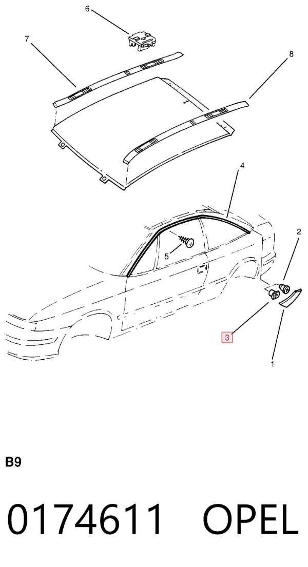  0174611 Opel
