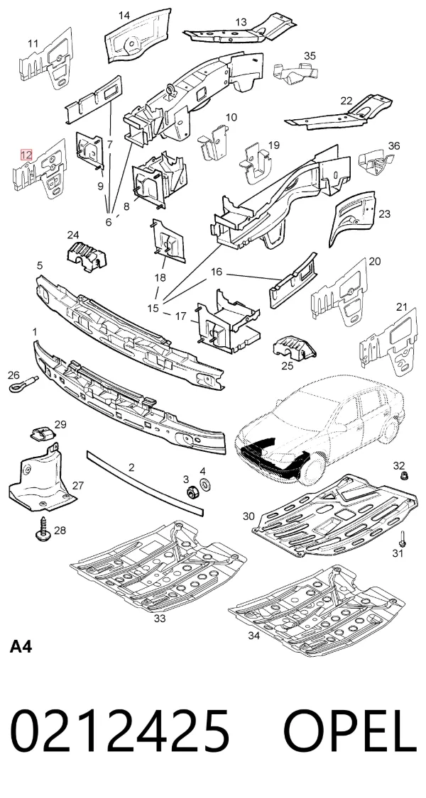  0212425 Opel