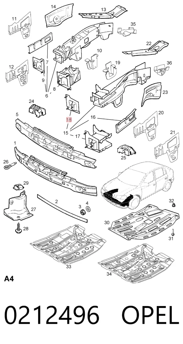  0212496 Opel