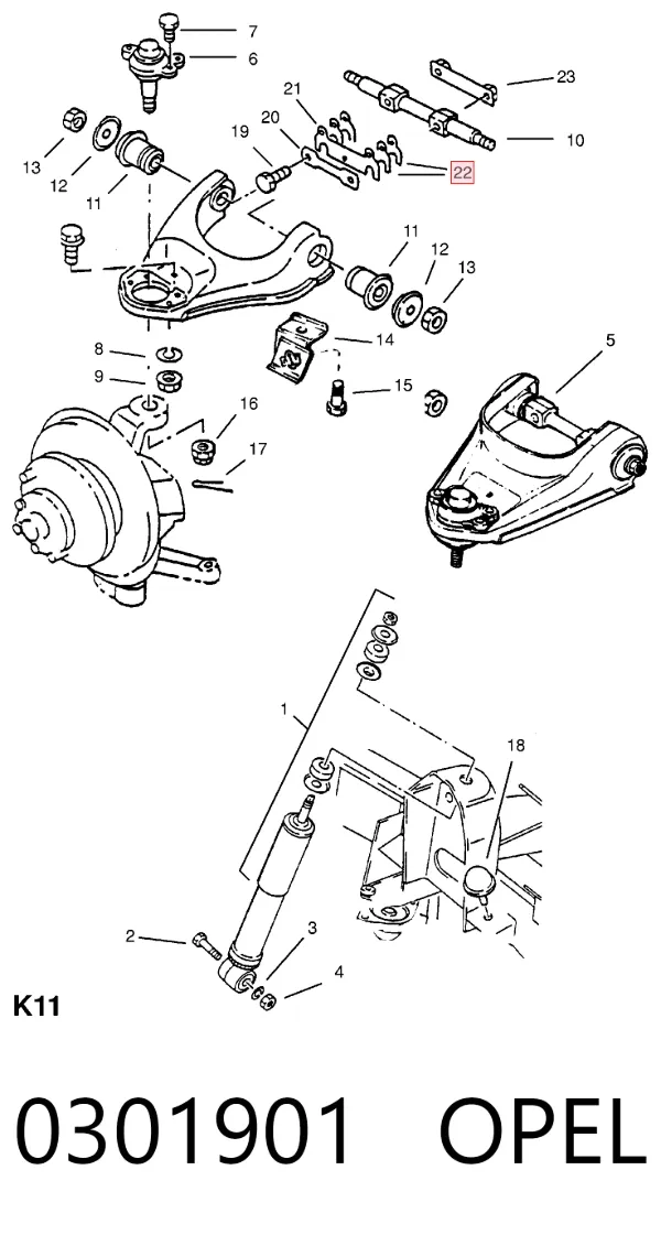  0301901 Opel