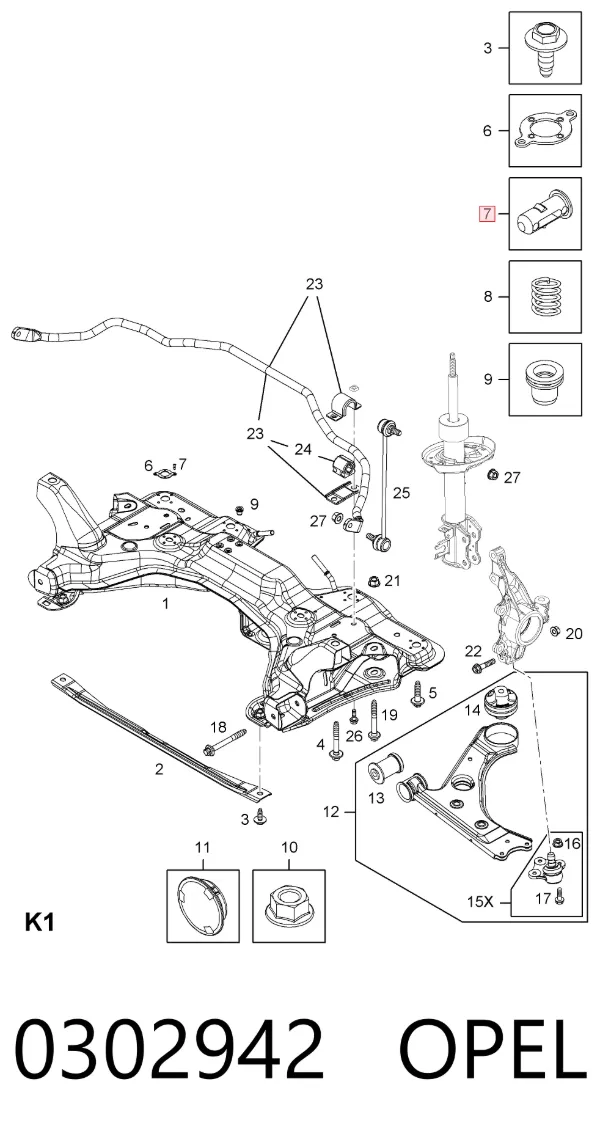  0302942 Opel