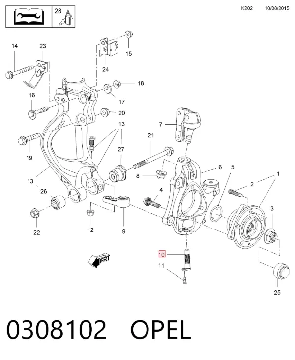  0308102 Opel