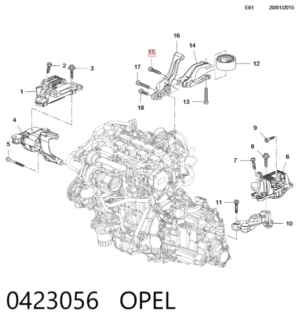  0423056 Opel