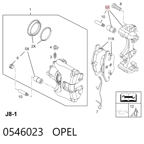 0546023 Opel