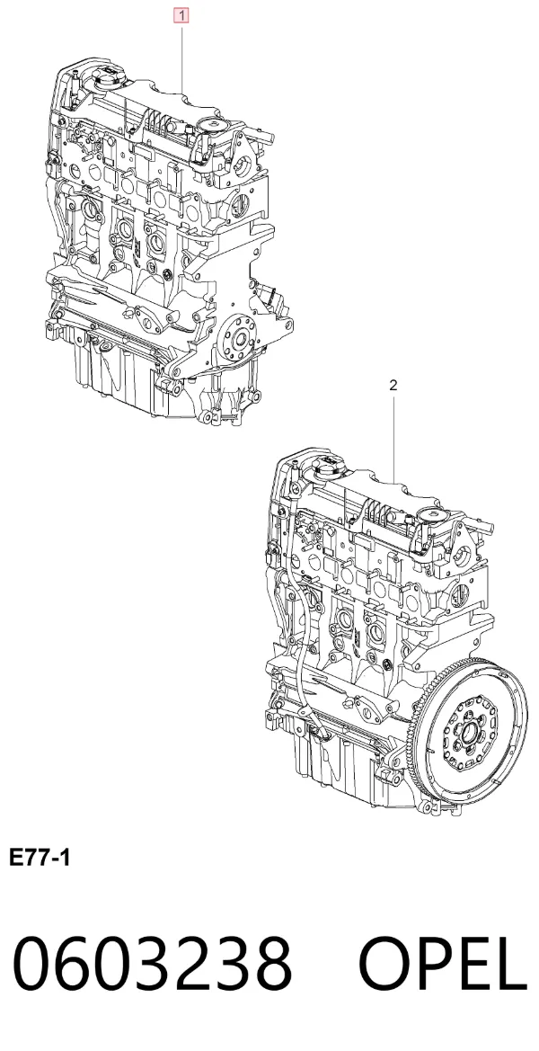 Двигатель 93185107 General Motors