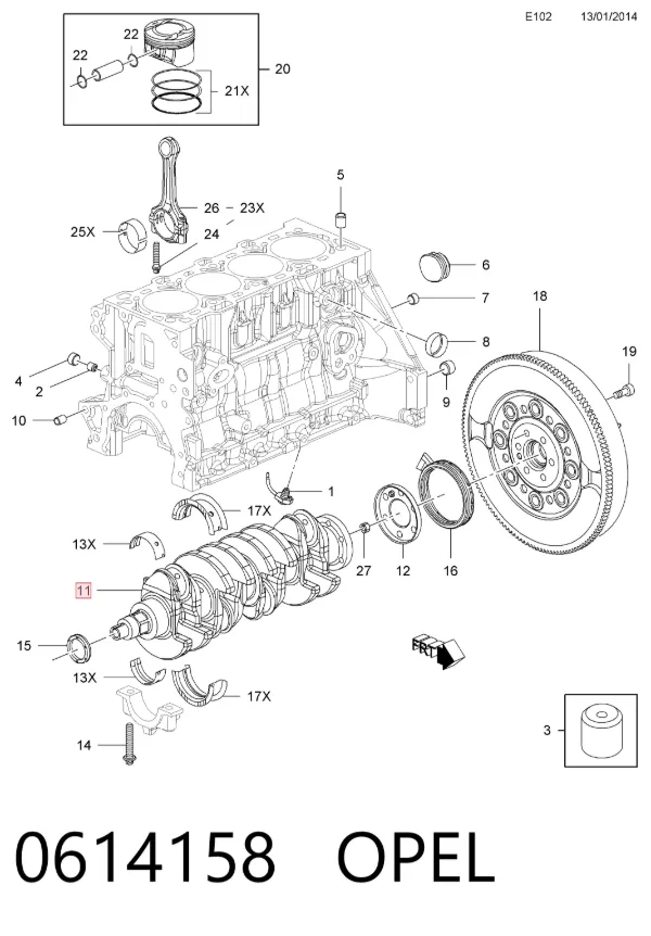  0614158 Opel