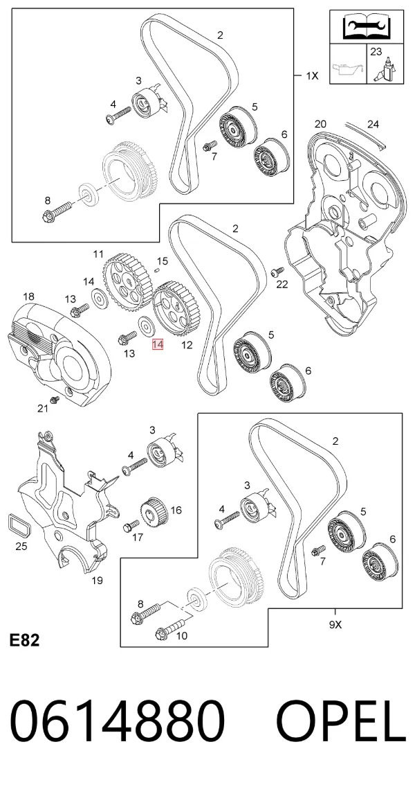  0614880 Opel