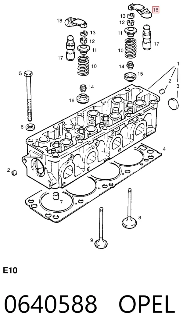 Коромысло 0640588 Opel