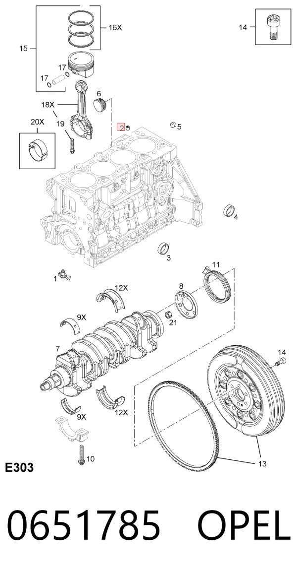  0651785 Opel