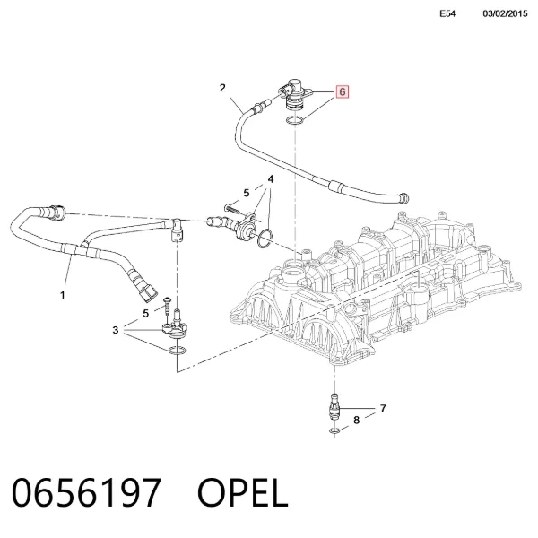 Антенна 0656197 Opel