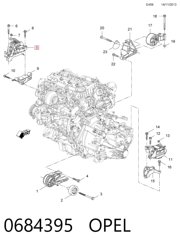  0684395 Opel
