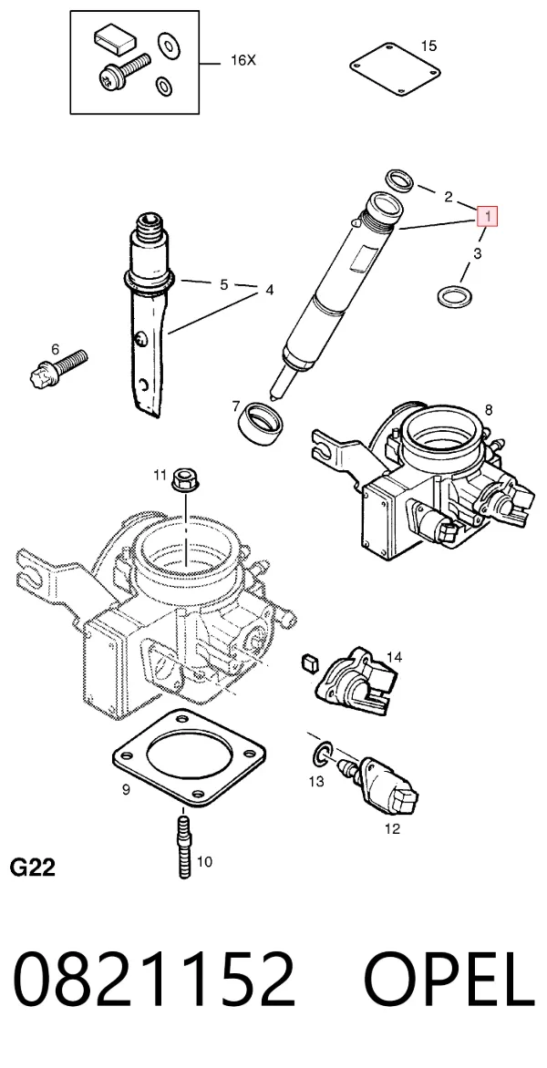 Топливные форсунки 9129719 General Motors