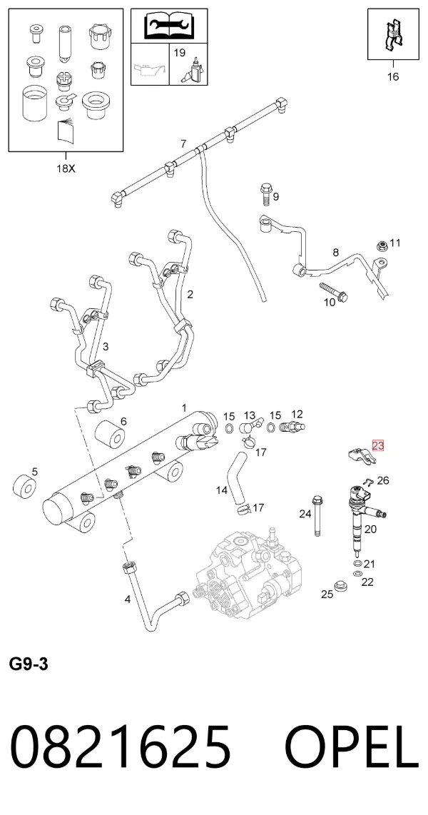  0821625 Opel