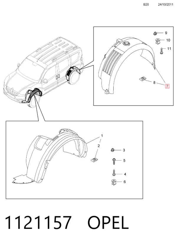 95529900 Opel