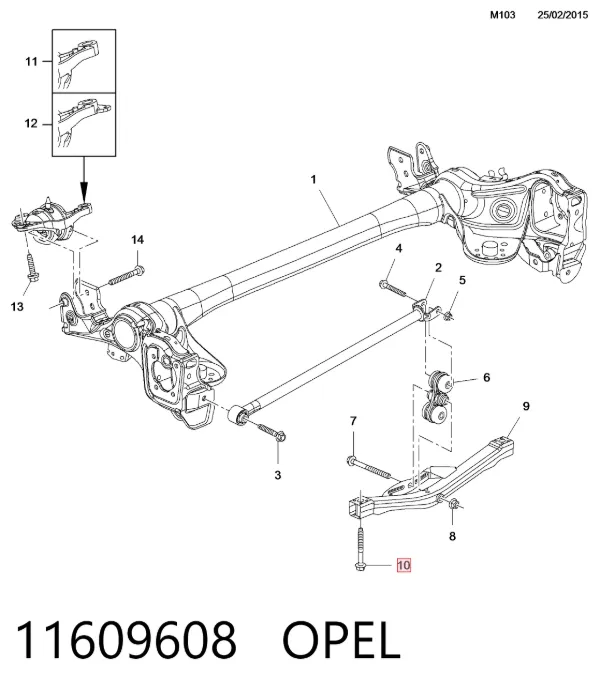  11609608 Opel