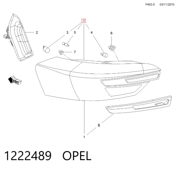  22756315 Opel
