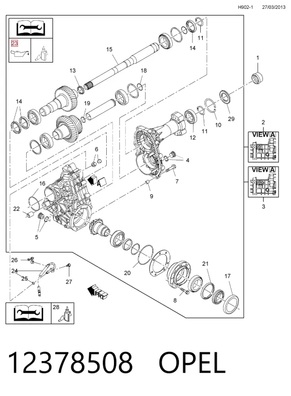 Трансмиссионное масло 12378508 Opel
