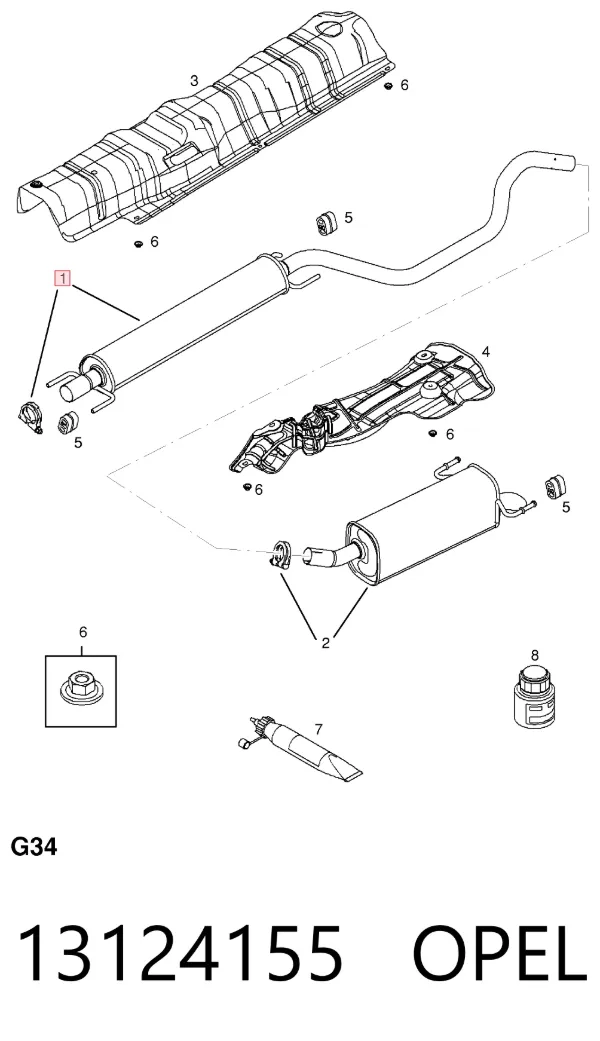  13124155 Opel
