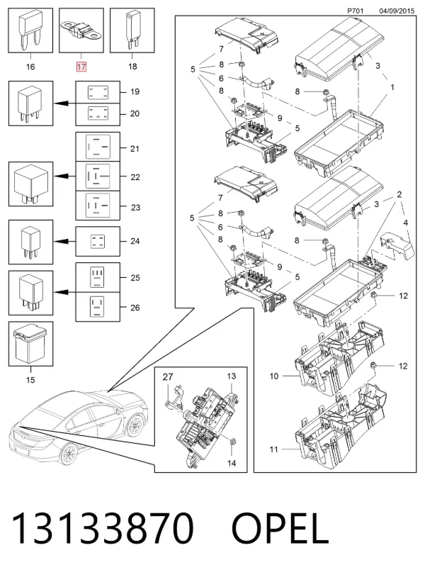  13133870 Opel