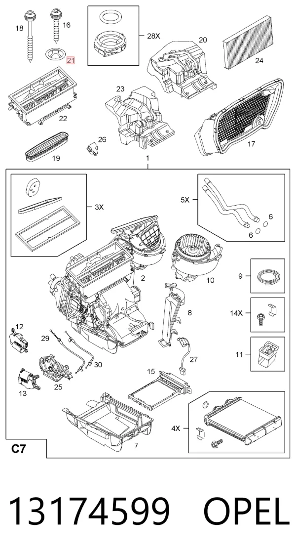  13174599 Opel