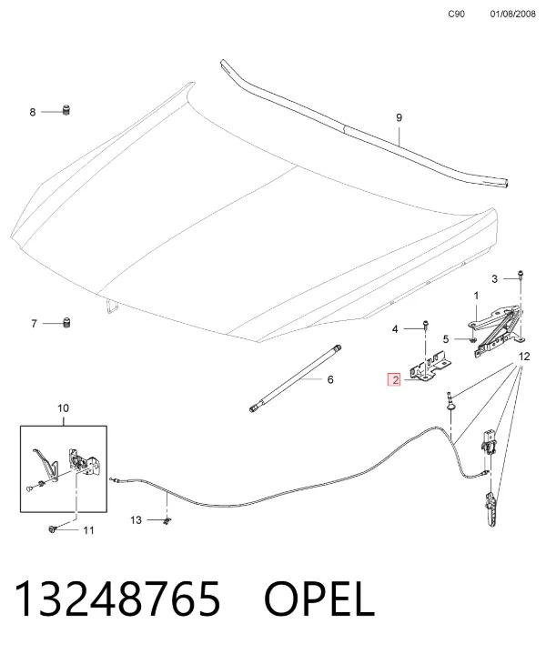  13248765 Opel