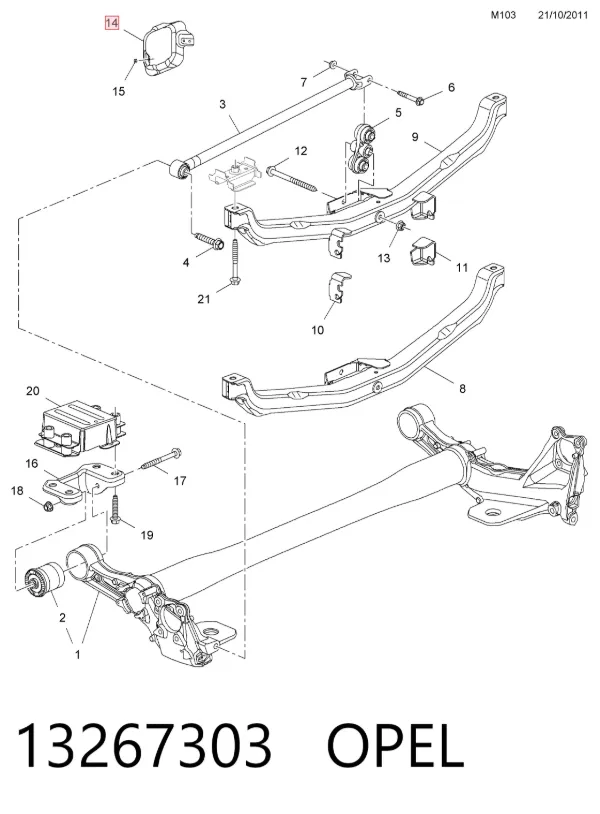  13267303 Opel