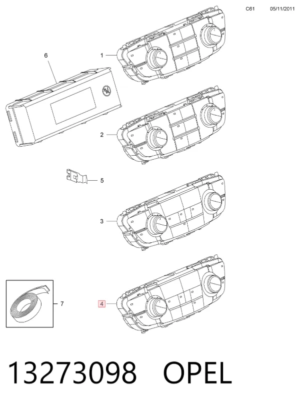  13273098 Opel
