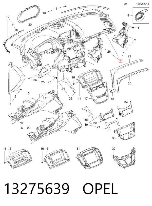  13275639 Opel