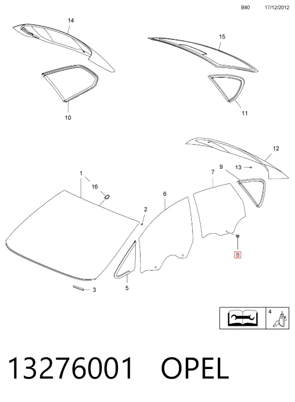  13276001 Opel