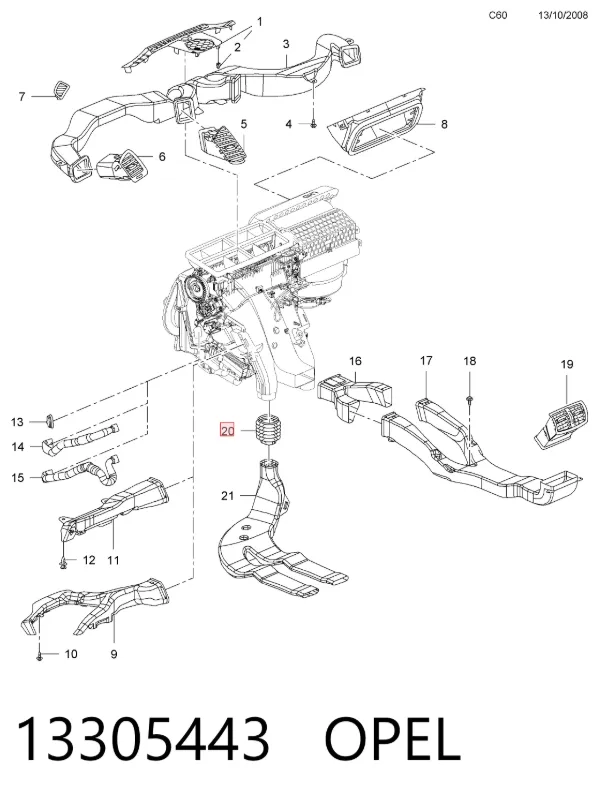  13305443 Opel