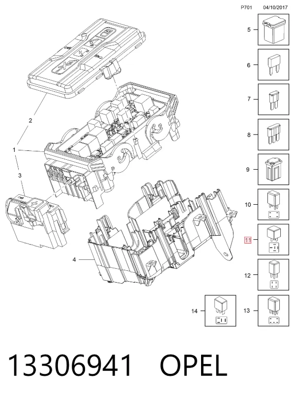  13306941 Opel