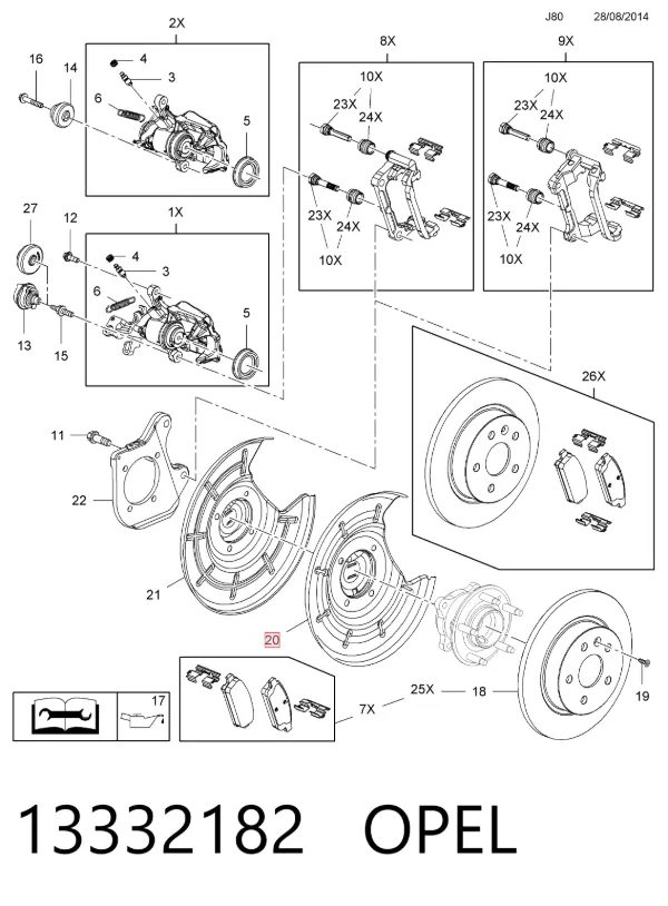  13332182 Opel