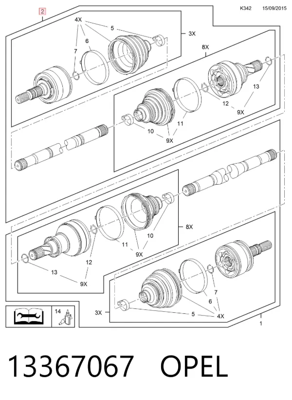  13367067 Opel