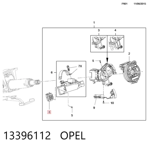  13396112 Opel
