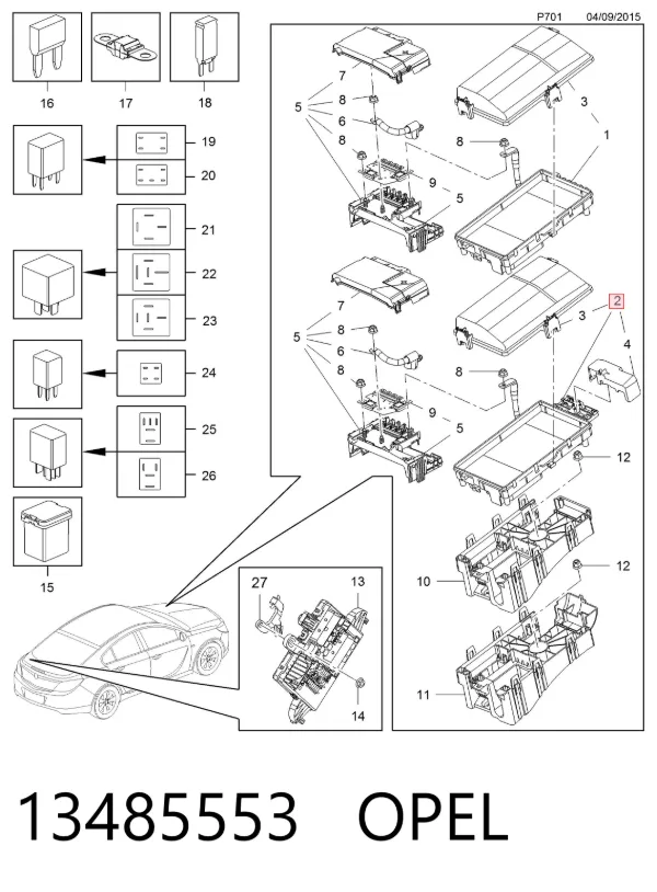  13485553 Opel