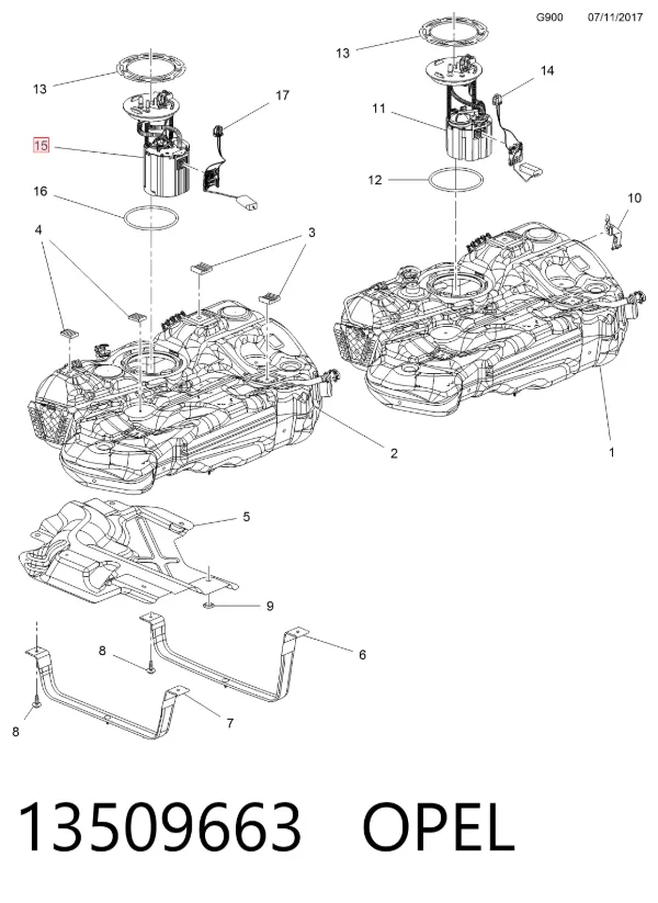  13509663 Opel