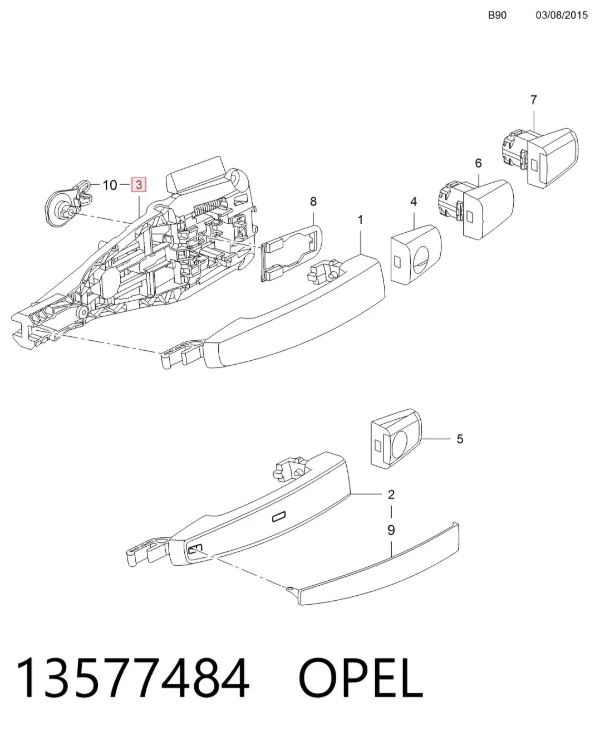  13577484 Opel