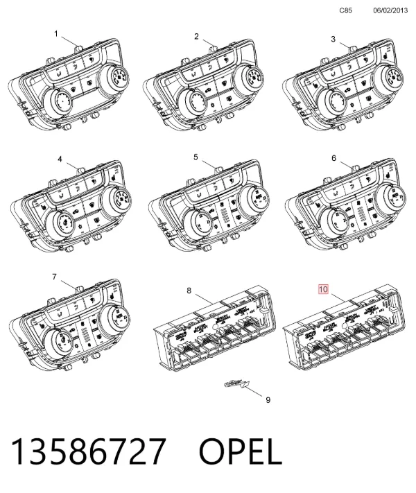  13586727 Opel