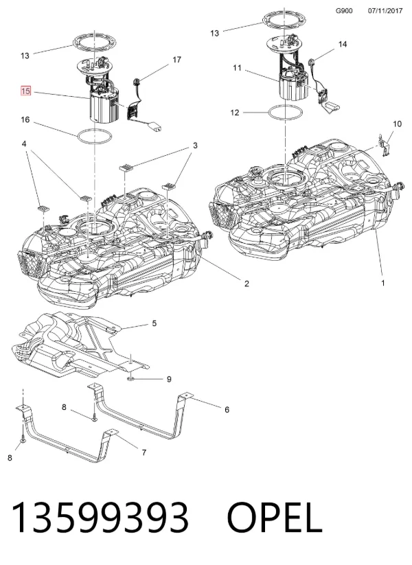  13599393 Opel